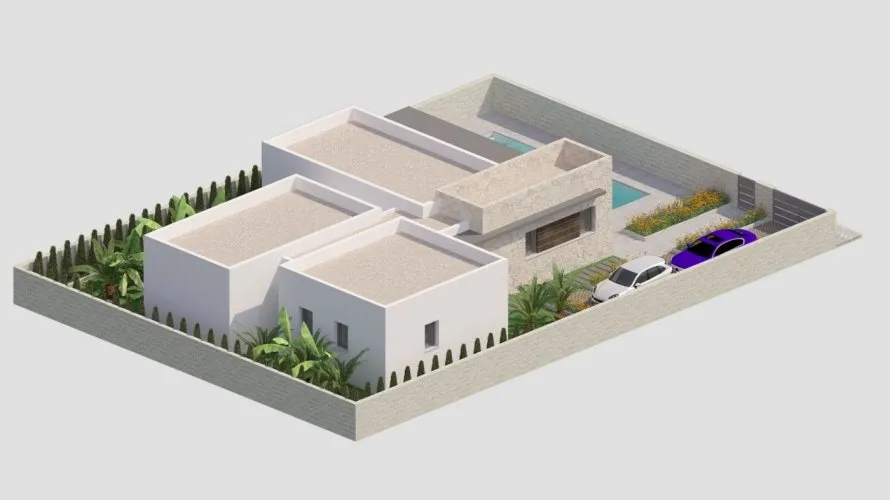 Villa de 3 dormitorios en Benijófar, Spain No. 471 № 2