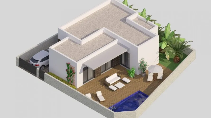 Villa de 2 dormitorios en Benijófar, Spain No. 473 № 1