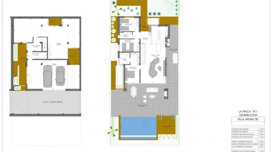 Villa de 3 dormitorios en Algorfa, España No. 777