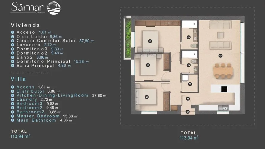 Villa de 3 chambres à Alicante, Espagne No. 799 № 3