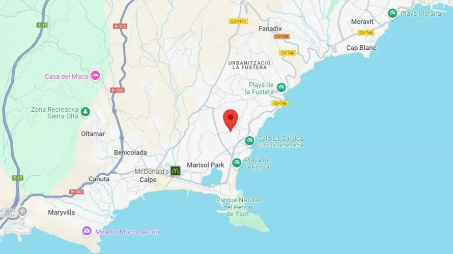 Вилла с 3 спальнями в  Кальпе, Испания №187 № 13