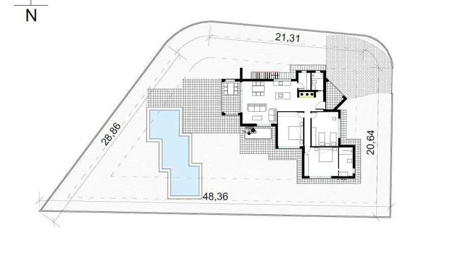 Вилла с 3 спальнями в  Кальпе, Испания №502 № 2