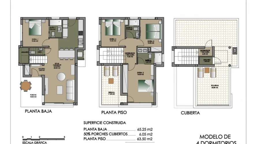 4 bedrooms villa for sale, San Miguel de Salinas, Spain No. 845 № 1